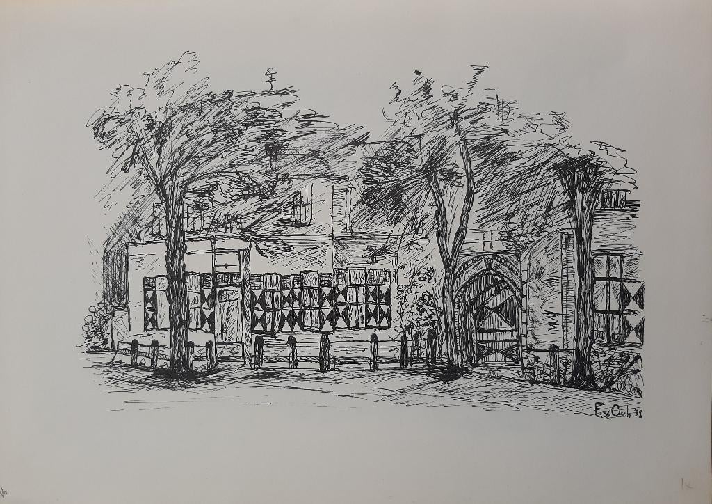 7 Pittoresk Karakteristieke Nostalgische Pentekeningen, Ophalen