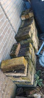 GRATIS borderranden / grote border stenen, Ophalen, Gebruikt, Beton, Klinkers