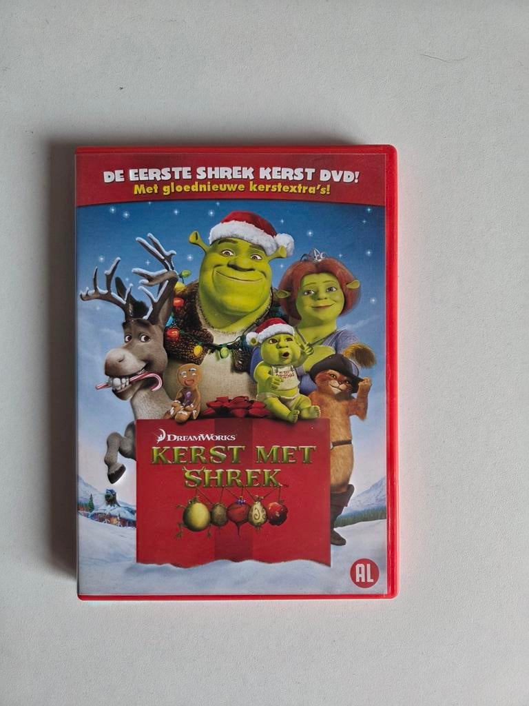 Kerst met Shrek DVD - De Eerste Shrek Kerst DVD, Gebruikt, Alle leeftijden, Ophalen of Verzenden, Komedie