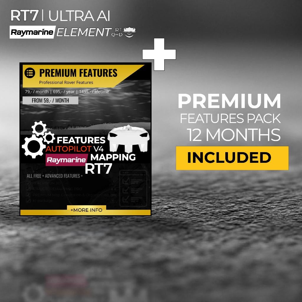 Carplounge RT7 | Voerboot Set | Raymarine Element | GPS, Ophalen, Nieuw, Complete set