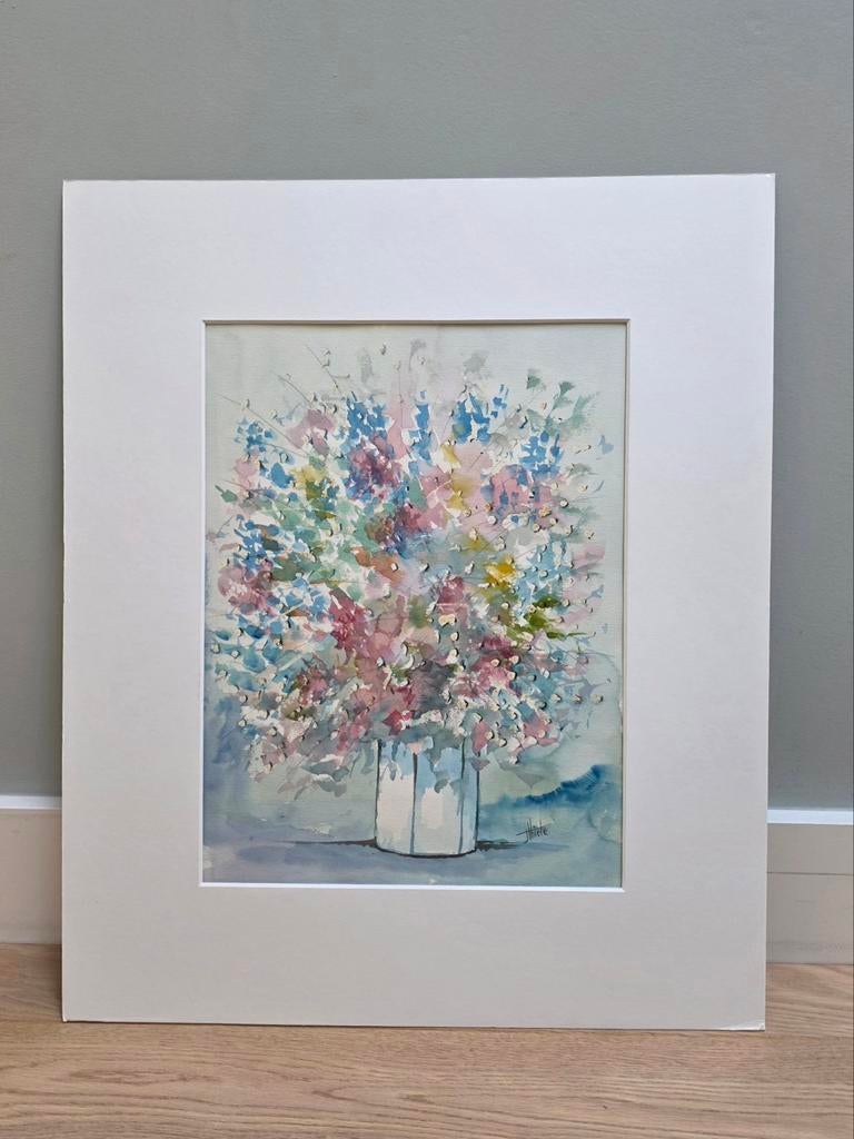 Aquarel van Jan Thiele, Antiek en Kunst, Ophalen of Verzenden