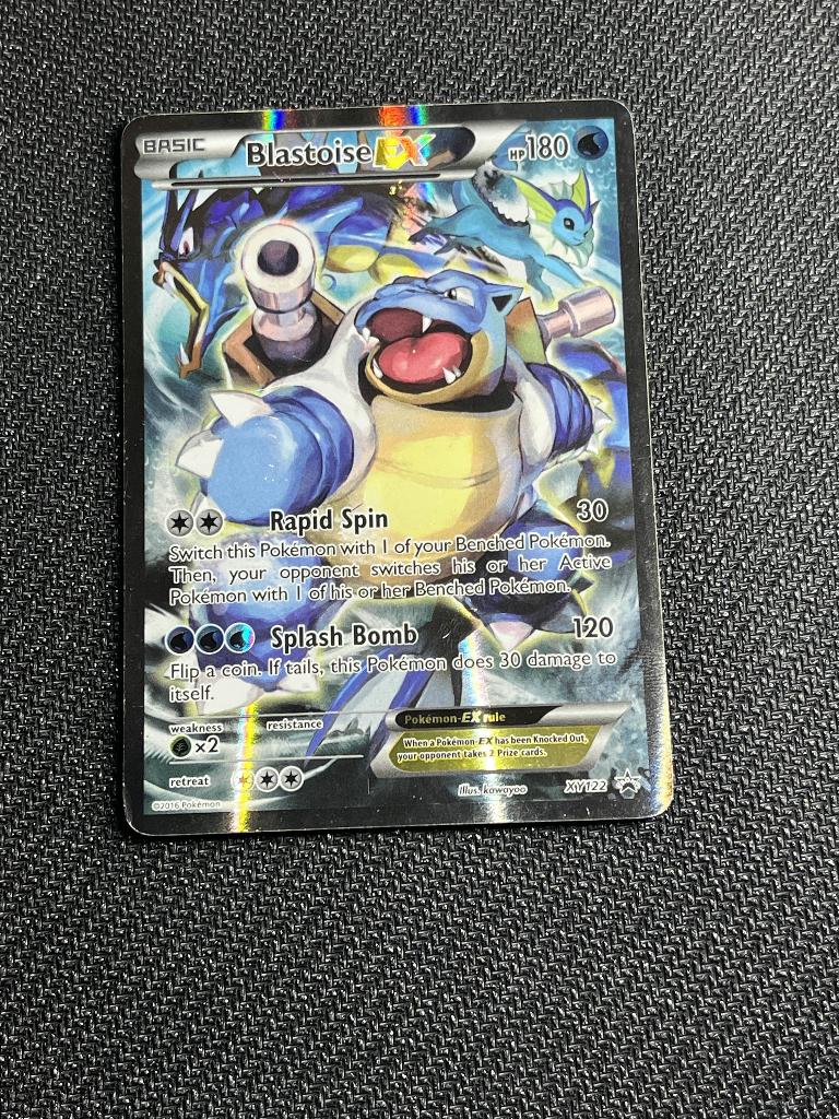 Blastoise EX (XYPR 122), Ophalen of Verzenden, Zo goed als nieuw, Losse kaart, Foil