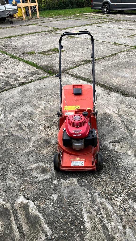 Honda 415 grasmaaiet met Wolf kunststof maaidek, Ophalen of Verzenden, Zo goed als nieuw