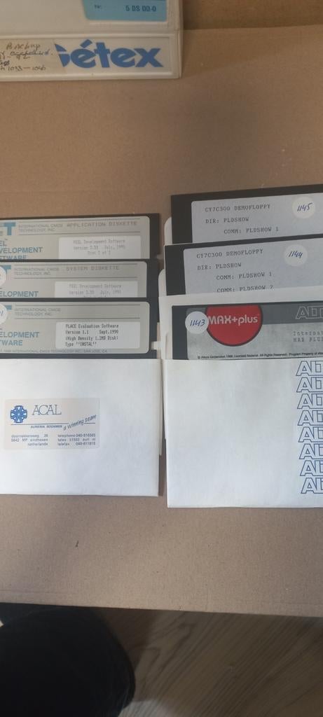 Acal/altera Oude floppy disks met software, Ophalen of Verzenden