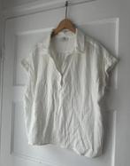 Fijne hydrofiel creme witte tuniek blouse top Anna van Toor, Kleding | Dames, Ophalen of Verzenden, Zo goed als nieuw, Maat 42/44 (L)