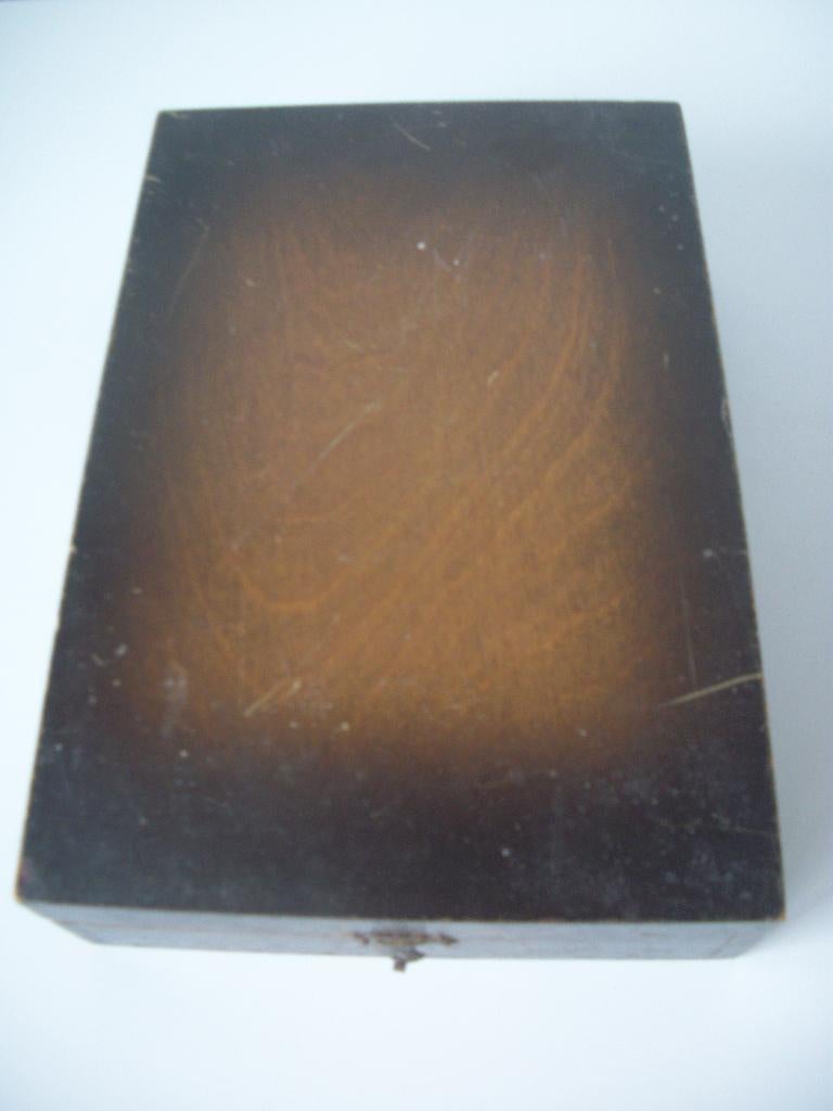 Scheerdoos van vroeger/opa - 25 x 17 x 6,5 cm - netjes, Antiek en Kunst, Ophalen of Verzenden