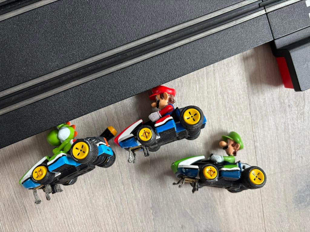Carrera Go!!! Mario Kart RC Racebaan met 3 auto's, Carrera, Ophalen of Verzenden, Met looping, Elektrisch