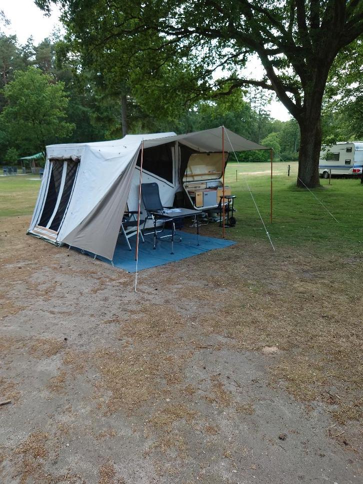 Holtkamper Cocoon M, Caravans en Kamperen, Vouwwagens, Holtkamper, tot en met 4, Beige, Aanwezig, Ophalen