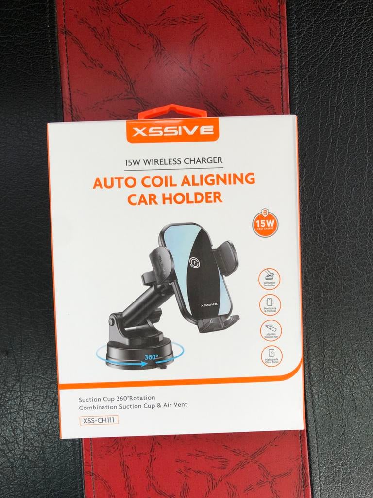XSSIVE 15W Draadloze Oplader Auto Telefoonhouder, Ophalen, Nieuw, Df, Fg