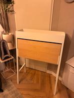 IKEA Bureau/Secretaire met Klep - Wit/Berkenfineer, Huis en Inrichting, Kasten | Secretaires, Ophalen, Gebruikt