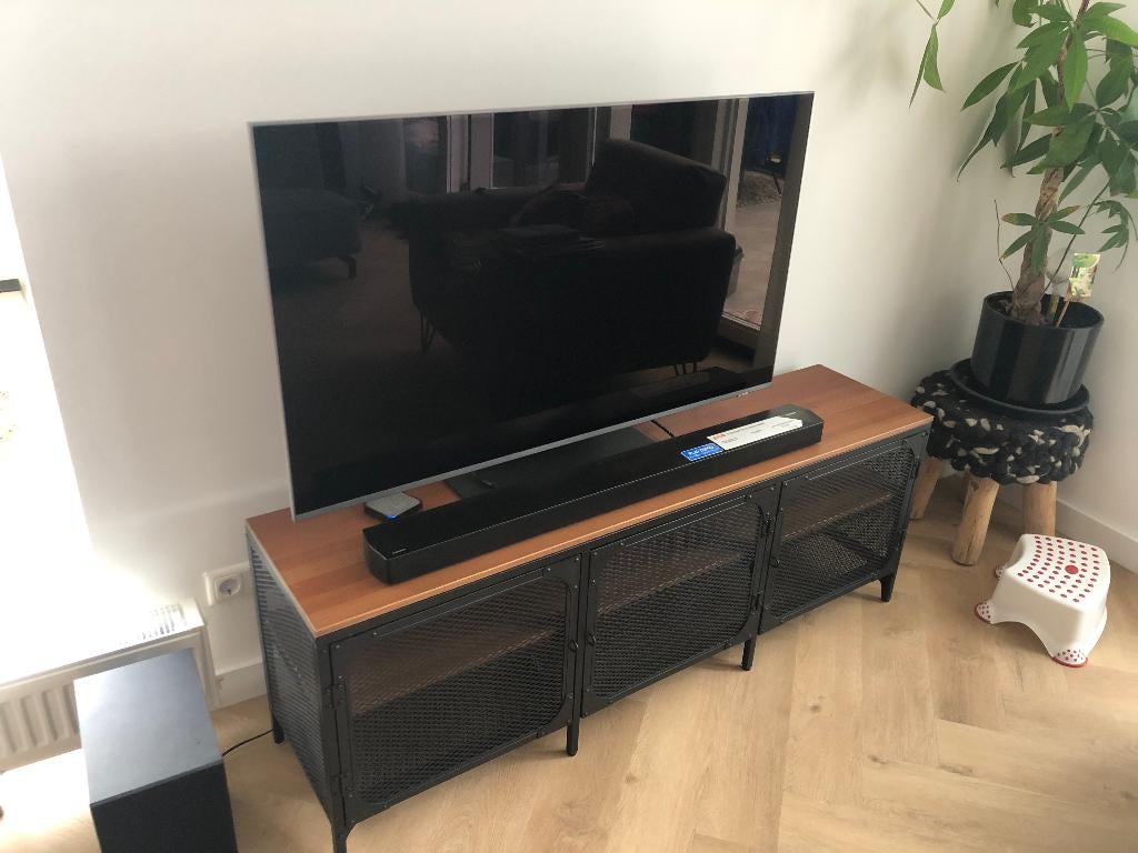 Televisiemeubel FJÄLLBO 150x36x45 cm, Huis en Inrichting, Ophalen, 100 tot 150 cm, Overige materialen, Zo goed als nieuw