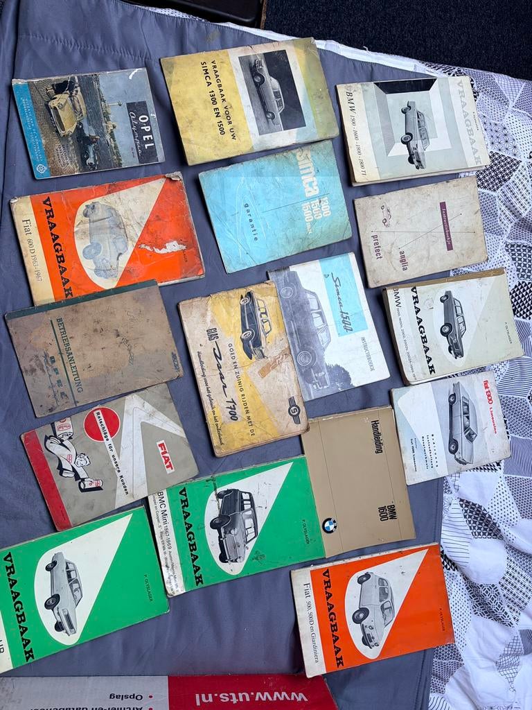 Diverse oldtimer instructie boekjes pre jaren 70, Auto diversen, Handleidingen en Instructieboekjes, Ophalen of Verzenden