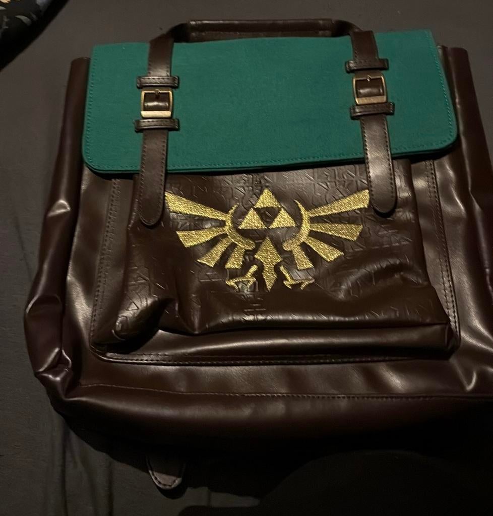 Legend of Zelda kunstlederen rugzak, Ophalen of Verzenden, Nieuw, Bruin