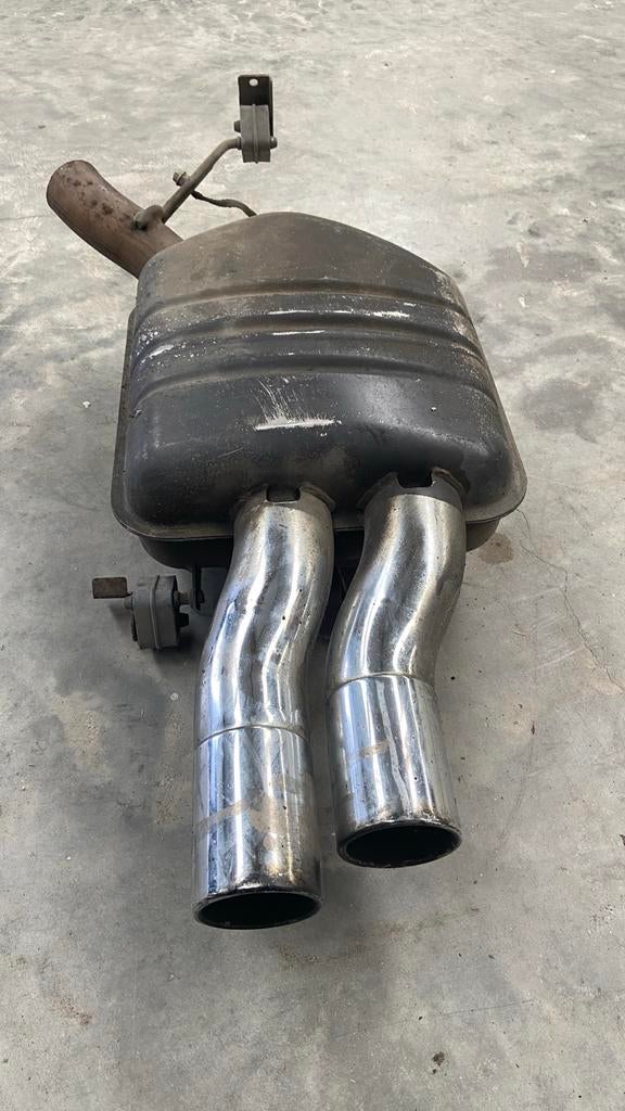 RVS uitlaat einddemper origineel Bmw e60 e62 gratis verzende, Auto-onderdelen, Uitlaatsystemen, Ophalen of Verzenden, Gebruikt