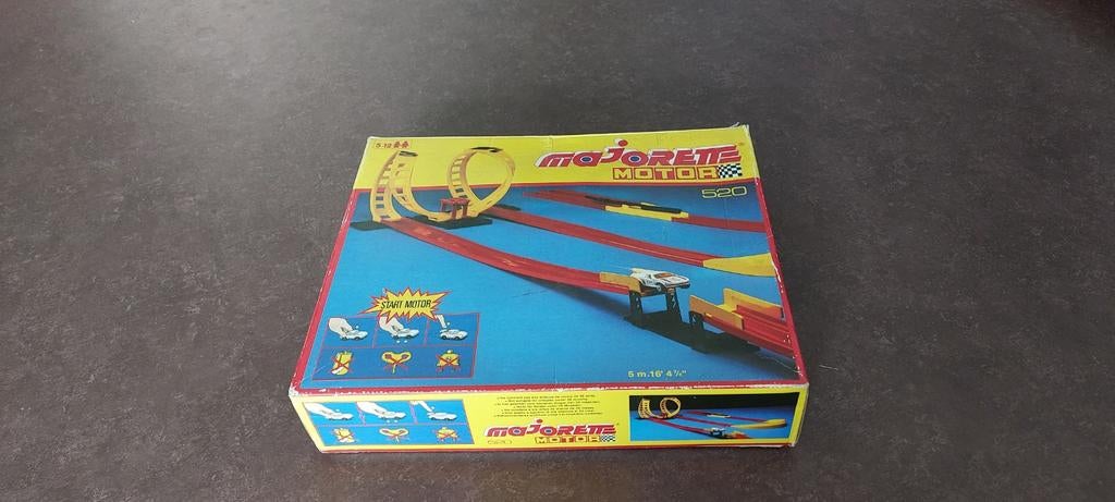 Majorette Motor Racebaan 520 met Looping en Auto's, Met looping, Ophalen, Overige merken, Racebaan