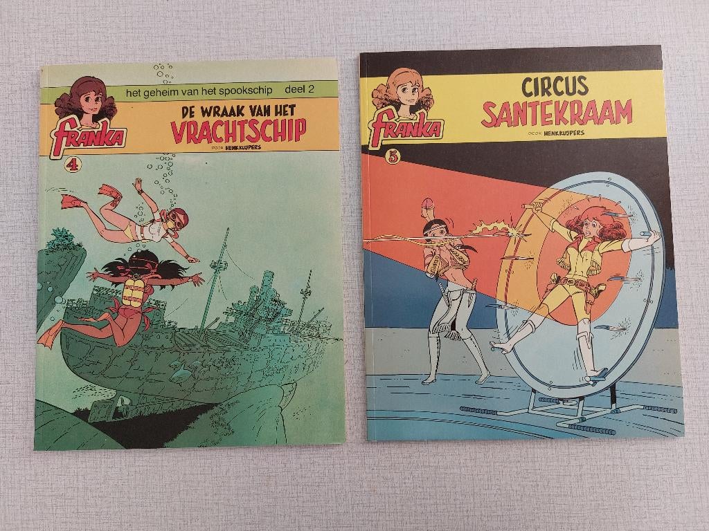 Henk Kuijpers - FRANKA - (deel 5 t/m 9) Oberon, Meerdere stripboeken, Ophalen of Verzenden, Zo goed als nieuw