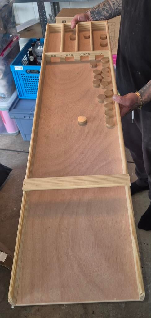 Sjoelbak, Ophalen, Zo goed als nieuw