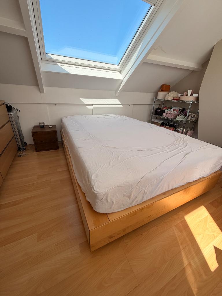 IKEA Mandal bed 140x200, perfecte staat, Ophalen, Wit, 140 cm, Zo goed als nieuw