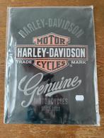Harley Davidson metalen bord 40x30 cm, Verzamelen, Ophalen, Nieuw, Reclamebord