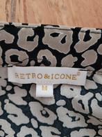 RETRO & ICONE beige leuke jurk jurkje maat M zgan, Maat 38/40 (M), Beige, Ophalen of Verzenden, Zo goed als nieuw