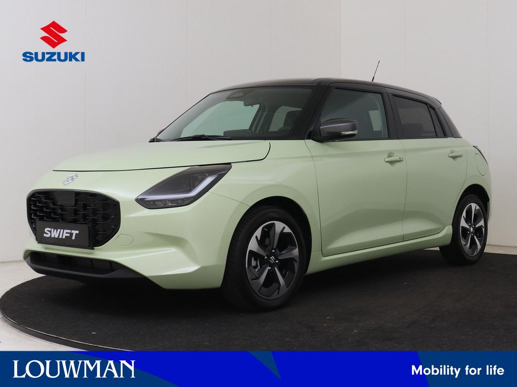 Suzuki Swift 1.2 Style Smart Hybrid Automaat | Climate Contr, Auto's, Suzuki, Stof, Zwart, Overige kleuren, 400 kg