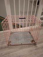 Roze bench voor honden 60x46x53, Dieren en Toebehoren, Ophalen, Gebruikt