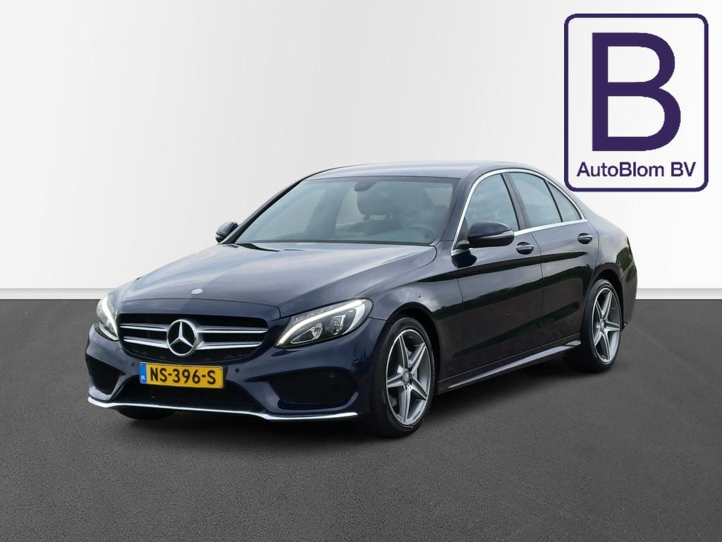 Mercedes-Benz C-Klasse 180 AMG Sport Edition /Origin NL/Deal, Auto's, Automaat, Blauw, Bedrijf, Sedan