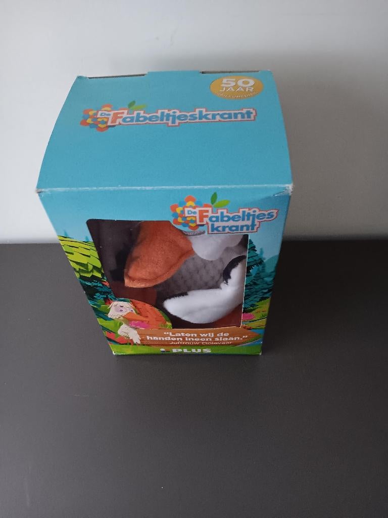 De Fabeltjeskrant Juffrouw Ooievaar knuffel PLUS editie, Ophalen of Verzenden, Nieuw, Overige typen