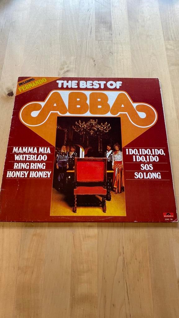 Vinyl lp Abba - The best of, Cd's en Dvd's, Vinyl | Pop, Ophalen of Verzenden, Gebruikt, 12 inch
