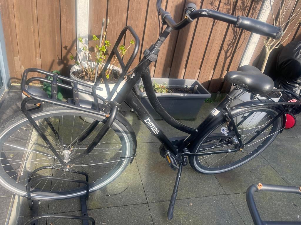 Bimas stadsfiets - Netjes en Rijklaar, Gebruikt, Versnellingen, 50 tot 53 cm, Ophalen