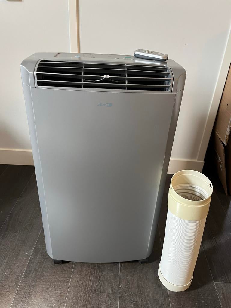 Zibro mobiele airco met afzuigslang en afstandsbediening, Ophalen, Gebruikt, 3 snelheden of meer, Koelen en Ontvochtigen