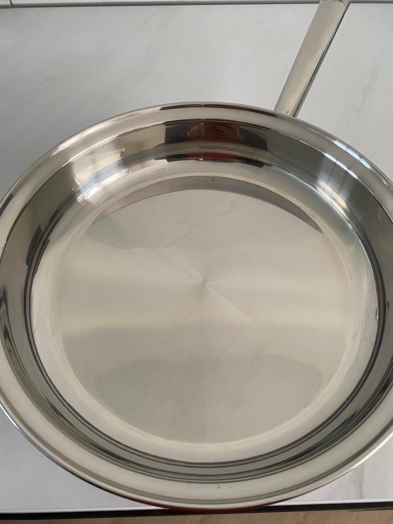 Pan 28cm, Ophalen of Verzenden, Nieuw, Rvs, Koekenpan of Braadpan