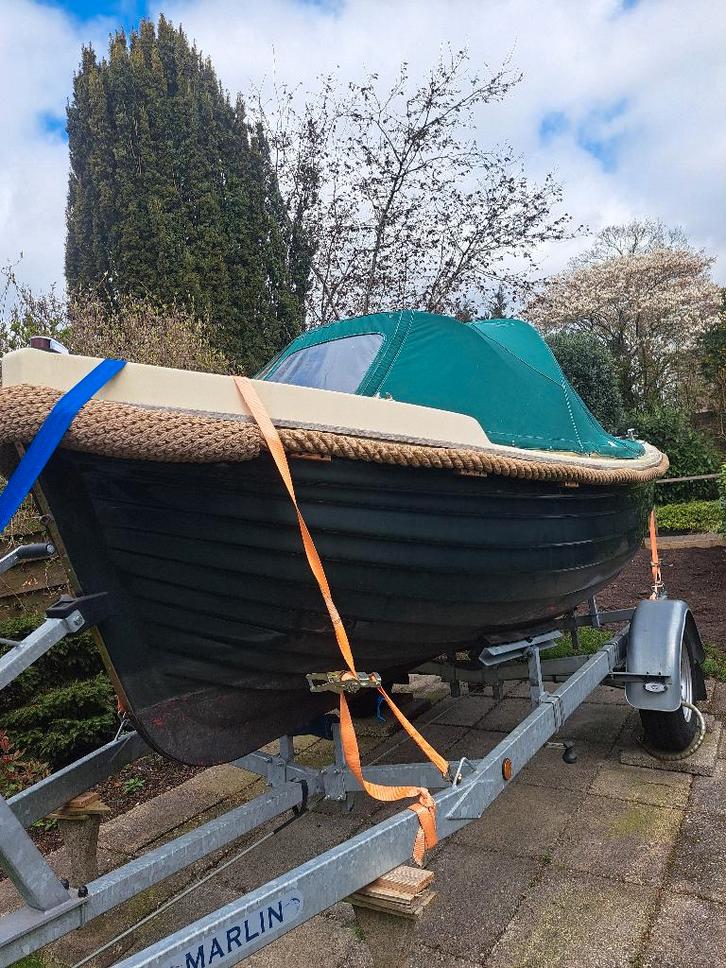 Euro Launch sloep, Watersport en Boten, Sloepen, Gebruikt, 10 tot 30 pk, 3 tot 6 meter, Binnenboordmotor, Diesel, Polyester, Ophalen