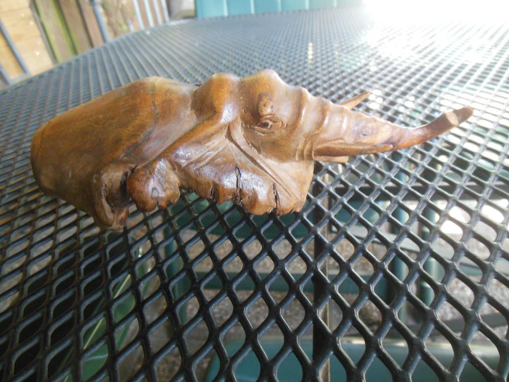beeldjes olifant uil decoratie dier hout steen glas, Verzamelen, Beelden en Beeldjes, Ophalen of Verzenden, Zo goed als nieuw