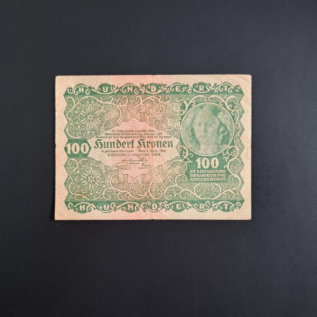 100 kronen Oostenrijk-Hongarije #062, Postzegels en Munten, Bankbiljetten | Europa | Niet-Eurobiljetten, Verzenden, Overige landen