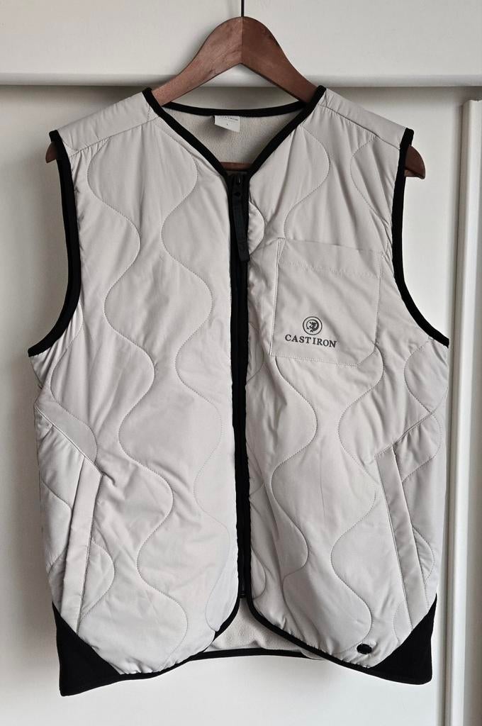 Cast Iron bodywarmer L nieuw, Kleding | Heren, Bodywarmers, Beige, Nieuw, Ophalen of Verzenden, Cast Iron