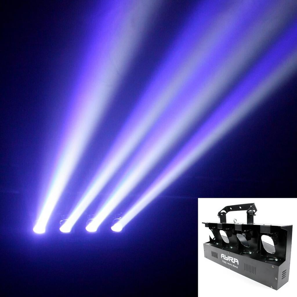 Ayra TDC 444 MKII 4-in-1 LED scanner, Ophalen, Gebruikt, Licht, Geluidgestuurd