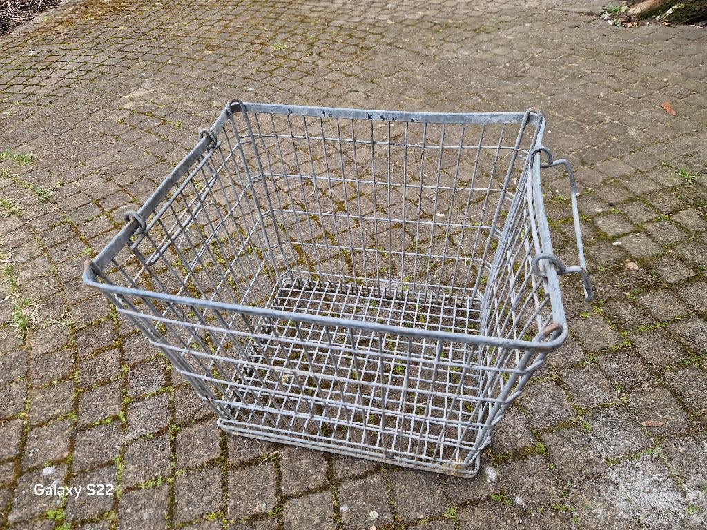 Draadmand vintage, Ophalen, Overige materialen, Gebruikt, Mand