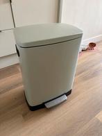 Kwantum Duo 40 Liter Pedaalemmer - Afvalscheiding Off-white, Ophalen, Kunststof, Gebruikt, Met pedaal