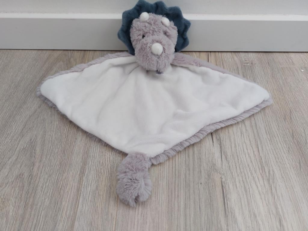 Knuffel knuffeldoekje happy horse tris Triceratops L1632, Ophalen of Verzenden, Zo goed als nieuw