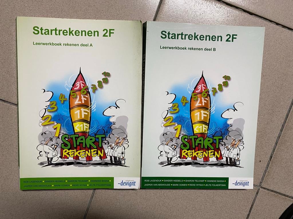 Startrekenen 2F   Deel A  én  B, Ophalen of Verzenden, Overige niveaus, Overige vakken