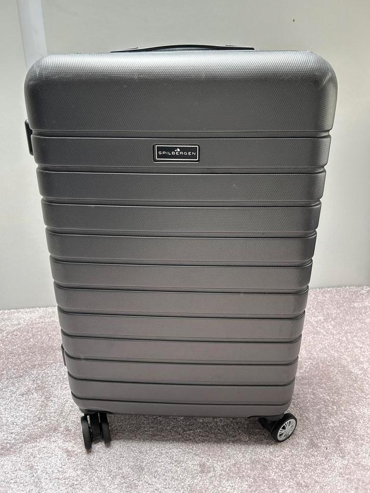 Hardcase koffer Spilbergen, Sieraden, Tassen en Uiterlijk, Koffers, Zo goed als nieuw, Hard kunststof, 60 tot 70 cm, 45 tot 55 cm