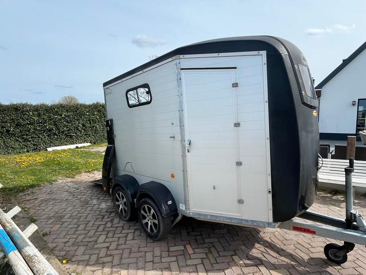 Super fijne Bockman portax 2 paards trailer aluminium, Dieren en Toebehoren, Paarden en Pony's | Trailers en Aanhangwagens, Zo goed als nieuw