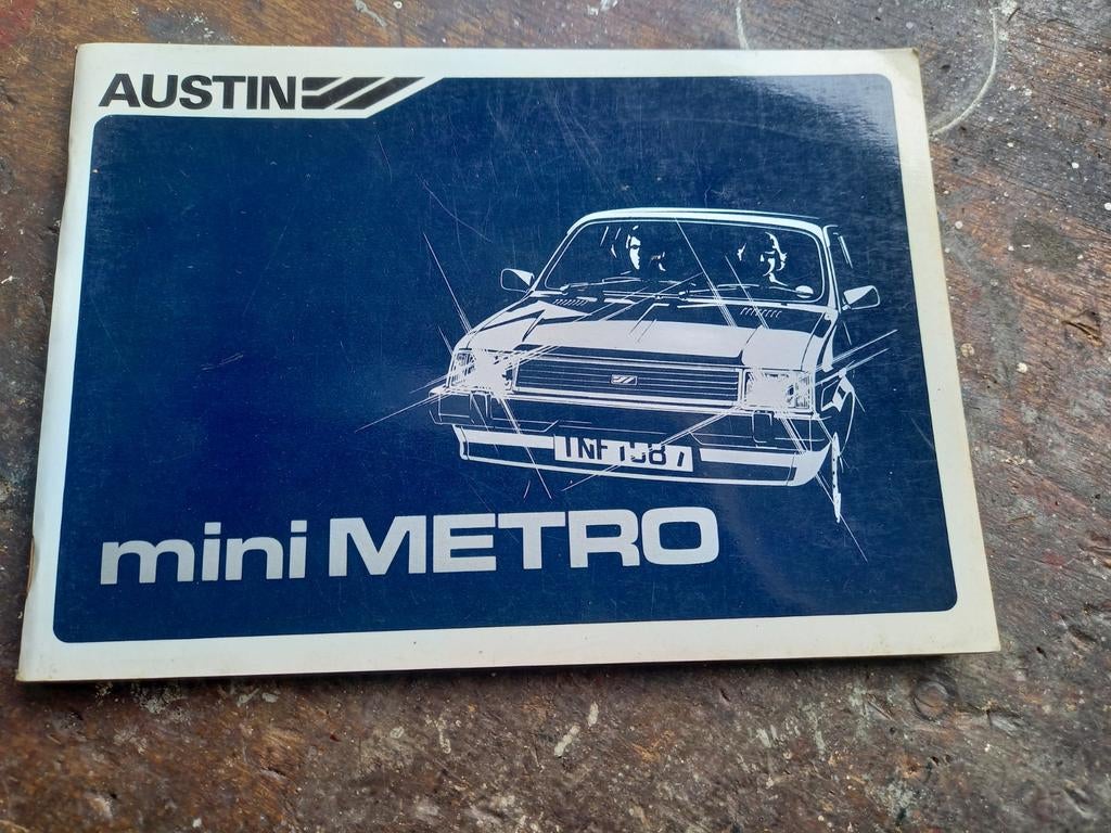 Handleiding AUSTIN MINI METRO 1981 NL met aanvullingsblad, Auto diversen, Handleidingen en Instructieboekjes, Ophalen of Verzenden