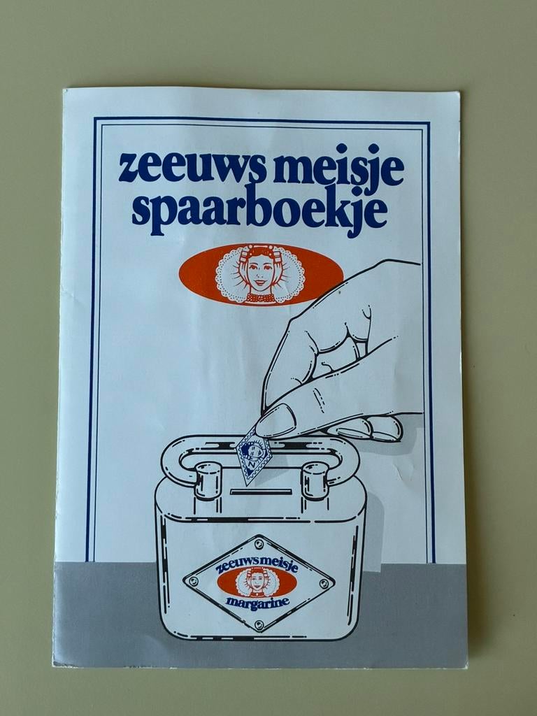 Oud Zeeuws meisje spaarboekje, Ophalen of Verzenden, Gebruikt