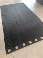 3x zwart velours gordijn met ringen nieuw!, Ophalen of Verzenden, Nieuw, 50 tot 100 cm, Minder dan 100 cm