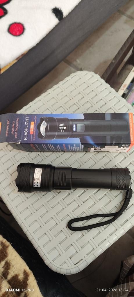 T.K.A. flashlight nieuw., Ophalen of Verzenden, Nieuw, Batterij