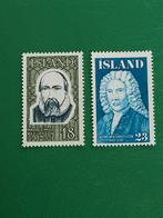 IJslandse Postzegels - Hallgrímur Pétursson & Árni Magnússon, Ophalen of Verzenden, Postfris