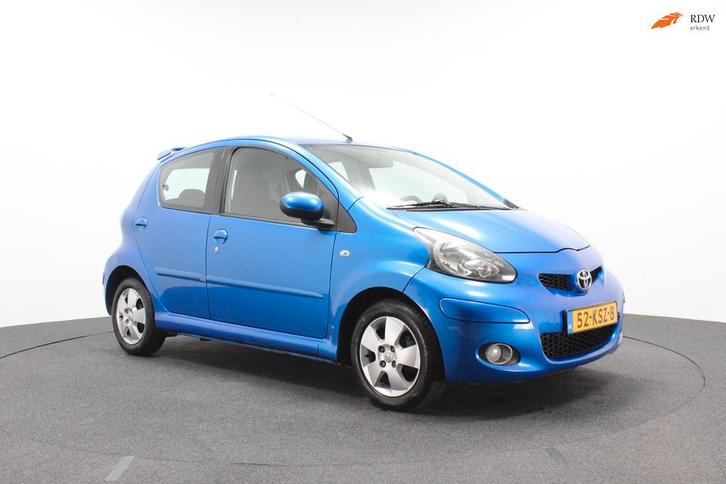 Toyota Aygo 1.0-12V Dynamic Blue | Airco | NAP | Sportvelgen, Auto's, Toyota, Bedrijf, Te koop, Aygo, ABS, Airbags, Airconditioning
