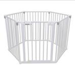 Grondbox wit metaal met zeshoekig vloerkleed, Kinderen en Baby's, Boxen, Ophalen, Gebruikt